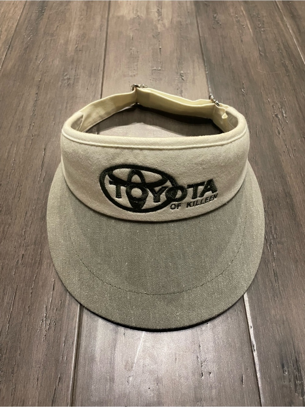 Vintage Toyota of Killeen Texas Visor Texace Made USA Dealership Hat Cap